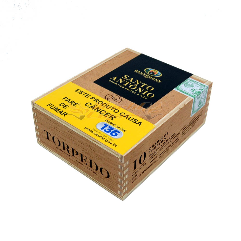 Dannemann Santo Antonio Torpedo Cx C World Cigars Tabacaria E