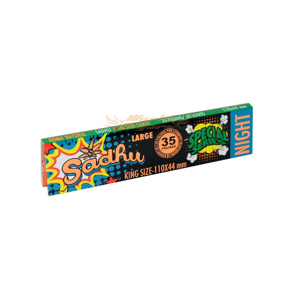 Seda Sadhu King Size Night Unidade World Cigars Tabacaria E Presentes